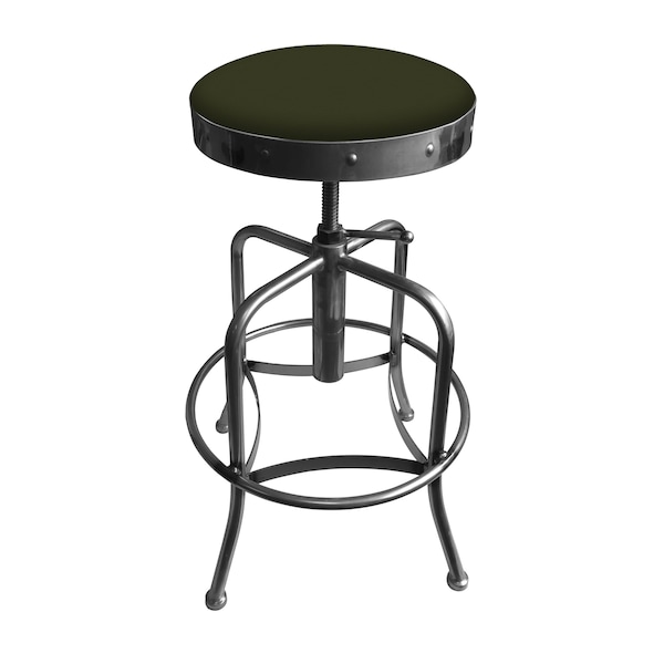 Adjustable Stool, Clear Coat Finish, Canter Pine Seat